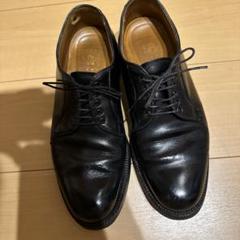 ブラックレザー レースアップシューズのサムネイル