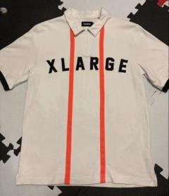 xlarge 半袖ジップポロシャツ