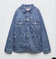 ZARA デニムジャケット　ハート XS 完売品 希少 ZARA デニムジャケット ハート XS 完売品 希少 - メルカリ