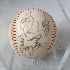 直筆サインボール　落合英二　中日球団承認シール　中日ドラゴンズマーク付 直筆サインボール 落合英二 中日球団承認シール 中日ドラゴンズ