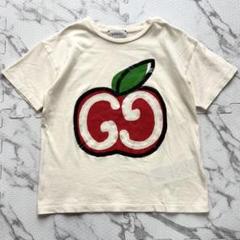 美品✨GUCCI グッチ りんご スパンコール装飾 半袖 Tシャツ 36m