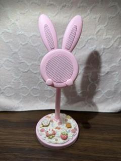 【大人気商品】オシャレ　スマホスタンド　うさぎ　スマホ　伸縮　卓上　韓国