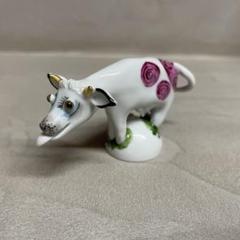 マイセン　MEISSEN　干支　丑　牛　ウシ　置物 マイセン ミニ干支人形 丑(ウシ メス) 83639/900300 | イヤー