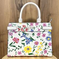 kate spade ケイトスペード ステイシー ガーデン ブーケ 鞄 ステイシー ガーデン ブーケ プリント ミディアム サッチェル