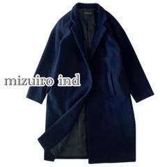 美品✴️mizuiroind 　ミズイロインド　ウール混コート　チェスターコート 2025年最新】mizuiroind レディース チェスターコートの人気