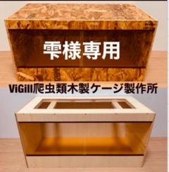 爬虫類 木製ケージ 雫様専用