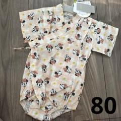 29.【新品】futafutaミニーちゃん♡浴衣ロンパース　80cm