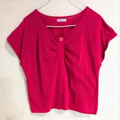 FASHION HOUSE AKI 赤 フレンチスリーブ Tシャツ カットソー