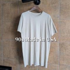 90s USA製　DUKE　ブランク　無地　Tシャツ シングルステッチ　M