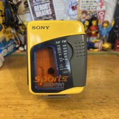 [メンテ可動品]ソニーカセットウォークマンsonysports WM-FS191 Sony Sports Walkman Vintage WM-FS191 Yellow AM/FM Radio