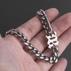 ネックレス 52cm 韓国 チェーン 【限定】メンズ アクセサリー イニシャル