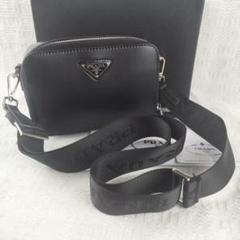 【美品/箱付き】 PRADA プラダ レザー ショルダーバッグ