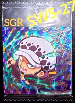 【未開封!!】ワンピース大海賊シールウエハース★ロー★SW5-27 SGRのサムネイル