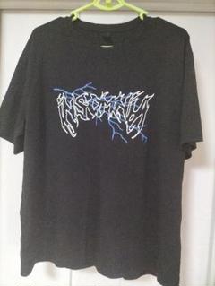 ROMWE ブラック グラフィックTシャツ L
