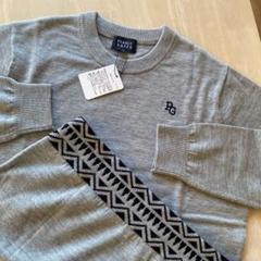 パーリーゲイツ☆新品 バックロゴ NEWアイリス クルーネック ニット セーター