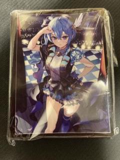 ミッドナイトブルー　ホロライブ　スリーブ　プレイマット　チェキ風　ころね ミッドナイトブルー スリーブ ホロライブ チェキ風 ころね