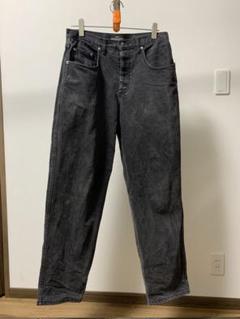 90s GUESS ブラックデニム ストレートパンツ