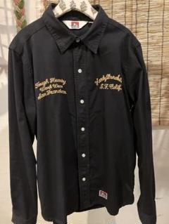 BEN DAVIS ベンデイビス　刺繍長袖シャツ　M ヴェンデービスディビスのサムネイル