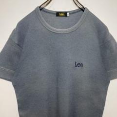 Lee リー　Tシャツ ワンポイントロゴ　サイズM 刺繍　ヴィンテージ 古着