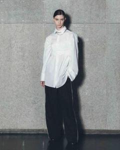 08sircus Viscosemad cross side zip pants