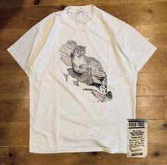 Tシャツ 古着 90s POLO TOGS 動物 アニマル M 虎 トラ USA