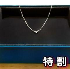 066N∞【フォロー割】ダイヤネックレス　CZ　3mm　S925　プラチナコート 066Nk【待望の再販】ダイヤネックレス CZ 3mm S925 プラチナ