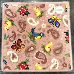 【完売品】フェイラー/ハンカチ/ハイジペイズリー/ピンク×ピンク