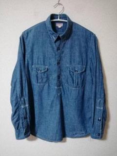 フリーホイーラーズ、シャンブレープルオーバーシャツ、 楽天市場】フリーホイーラーズ NEAL SHIRT ONE-WASH MODEL