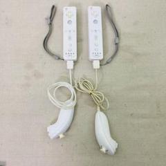 Wiiリモコン／ホワイト／モーションプラス／ヌンチャク／各2個セット　F14