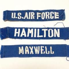 実物 ミリタリー　ネームテープ　us airforce /maxwell 実物 ミリタリー ネームテープ us airforce /maxwell - メルカリ