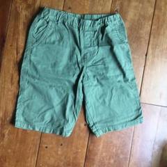 ユニクロ キッズ ハーフパンツ 150 L カーキ