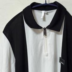 ROCK DUDE ロックデュード ハーフジップ 半袖ポロシャツ メンズ