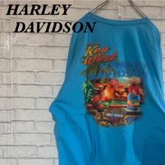 HARLEY DAVIDSON Key West Tシャツ ライトブルー XL