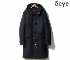 カシミヤ混】サイベーシック 定価9万6 日本製 牛革 ダッフル