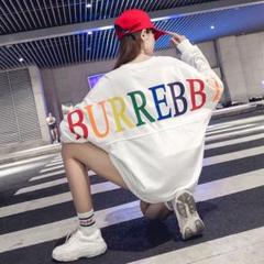 ロンTシャツ バックロゴ ホワイトカラー 白 ストリート