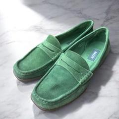 靴 BALLY Green suede loafers 24cm Bally Suede Loafers products for sale | eBay