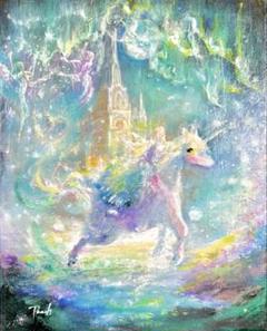 守護天使ハニエル　　絵画原画+パワーストーン m14927812966_1.jpg?1748833108