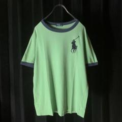希少 POLO Ralph Lauren デカポニー リンガー Tシャツ Y2K