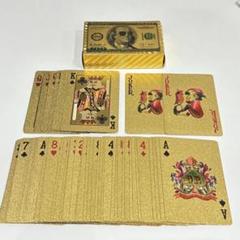 レアデザイントランプ14種+おまけトランプ5個 新品未使用』100$ 金色のトランプセット - メルカリ