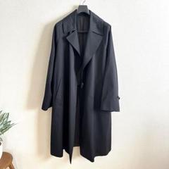COMOLI / コモリ コットンギャバ タイロッケンコート サイズ3 ブラック COMOLI (コモリ) コットンギャバ タイロッケンコート