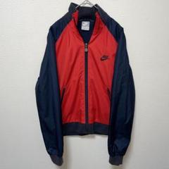 Nike ナイキ　ナイロンジャケット　ジャンバー　アウター　レッド/ネイビー　L
