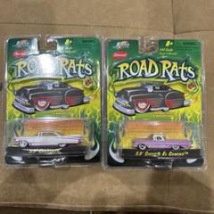 ミニカー Road Rats 59' Chevy El Camino & Cadillac Jada Toys ROAD RATS '59 Chevy El Camino Die-cast Car 1:64
