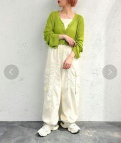 apres jour mignon ナイロン♡カーゴパンツ Мサイズ クリーム色
