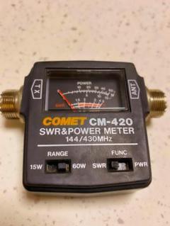 値下げ❗️CM-420 144/430MHz SWR&POWER メーター