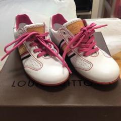 新品　ルイヴィトン　ヴィトン　スニーカー  キッズ　レディース　33 LOUIS VUITTON - 4131 未使用 ヴィトン モノグラム デニム