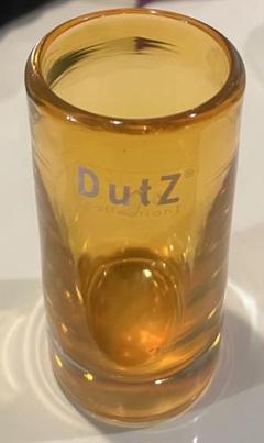 DuTz オレンジ ガラス花瓶