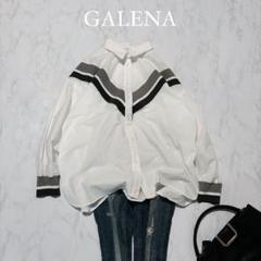美品【GALENA ガレナ】白Vネック 半袖シャツ 38/M 16500 上品 2025年最新】ガレナ シャツ・ブラウスの人気アイテム - メルカリ