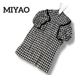 MIYAO ミヤオ　Ray beams　レースフリルキャミワンピース　ギンガム