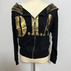 d.i.a ダイヤ パーカー 平成ギャル 超希少品】 d i a パーカー ホワイト ヒョウ柄 ダブルファスナー