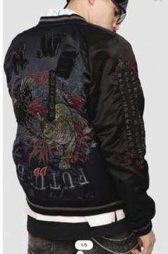 【美品】DIESEL  ディーゼル スカジャン 総柄 ナイロン デニム  XS ディーゼル デニムパンツ ダメージ加工 メンズ SIZE 27 (XS